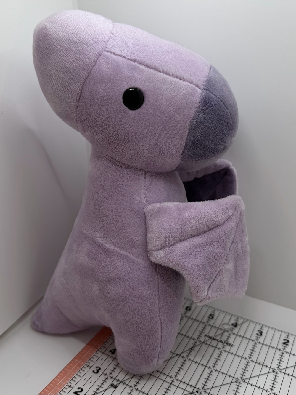 Lilac Plush Dinosaur Stuffed Animal - Soft Purple Cuddly Toy